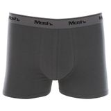 Cueca Boxer Mash Masculina Cotton Algodão Elástico Cinza chumbo Gg