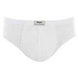 Cueca Slip Mash Masculina Lisa Algodão Branco Xgg