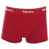 Cueca Boxer Mash Infantil Lisa Algodão Elástico Vermelho Pp