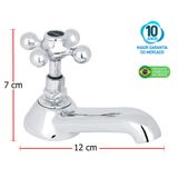 Torneira Para Banheiro Metal Cromado de Mesa - 10 Anos Garantia  7890071