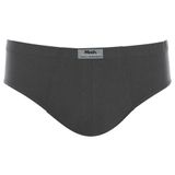 Cueca Slip Mash Masculina Lisa Algodão Cinza chumbo Xxgg