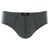 Cueca Slip Mash Masculina Lisa Algodão Cinza mescla escuro Xxgg