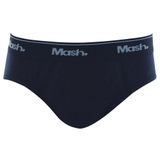 Cueca Slip Mash Masculina Algodão Lisa Infantil Azul marinho M