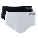 Kit 2 Cuecas Slip Mash Masculina Microfibra Preto P