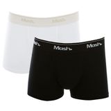 Kit 2 Peças Cueca Boxer Mash Infantil Elástico Algodão Preto M