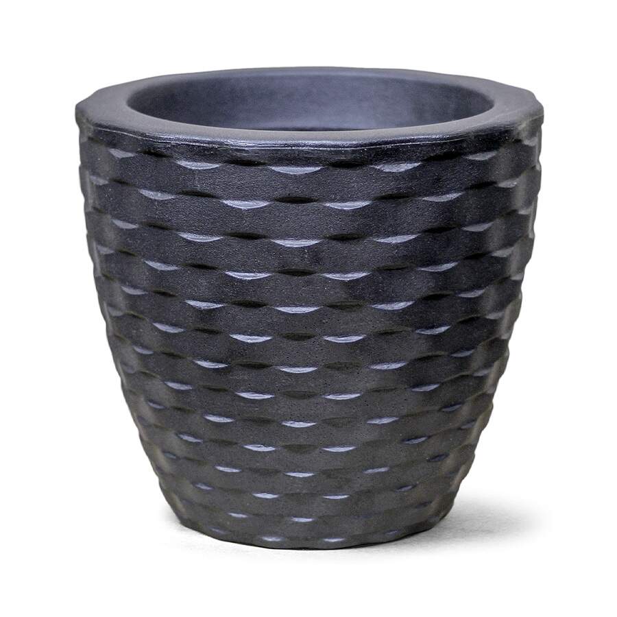 Vaso Terraza Elo Redondo Preto