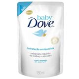 sabonete liquido refil dove baby hidratacao enriquecida 180ml