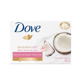 sabonete em barra dove delicious care leite de coco 90g