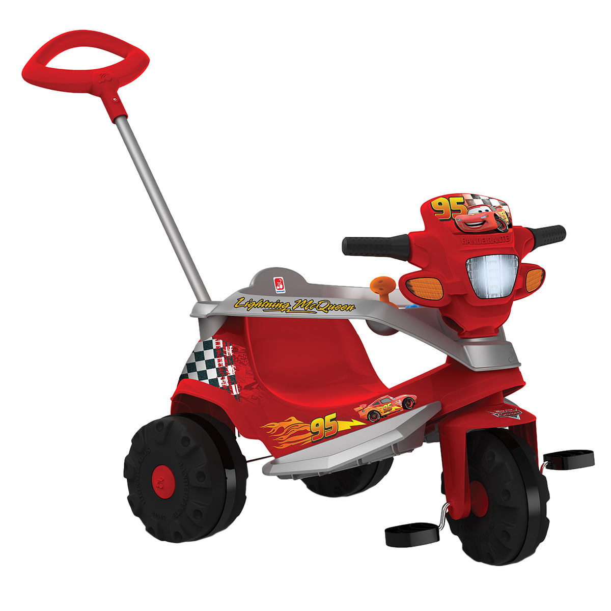 Triciclo Infantil Bandeirante Vermelho e Azul 678 - Carrefour