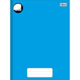 Caderno Univ. Sem Pauta 80 fls Azul Pepper Brochura Capa Dura Tilibra