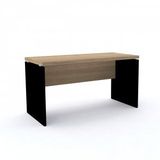 Mesa Para Escritório 150cmx70cm Pe40 Pandin Móveis  Noce Naturalle/preto
