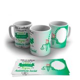 Caneca Personalizada Profissão - Assistência Social