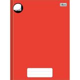 Caderno Univ. Sem Pauta 80 fls Vermelho Pepper Brochura Capa Dura Tilibra