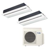 Ar Condicionado Multi Split Daikin 18.000 BTUs (2x Evaporadoras Cassete 1 Via 12.000) Quente/Frio 220V