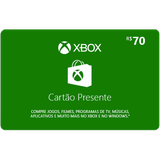 Gift Card Digital Xbox Cash R$ 70