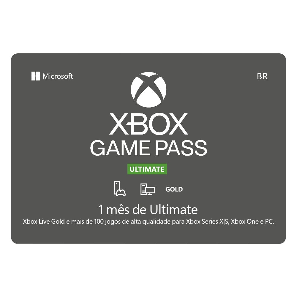 Comprar Cartão Xbox Game Pass Ultimate 1 Mês