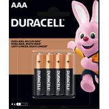 Pilhas Alcalinas Duracell Aaa Palito 4 Unidades Duracell