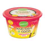 Manteiga De Coco Sabor Manteiga S/ Sal Qualicoco - 200g