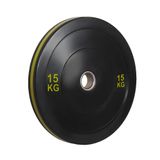 Anilha Olímpica Bumper Plate para musculação 15kg Wct Fitness 10100515