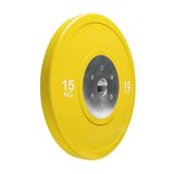 Anilha Olímpica Bumper Plate para musculação 15kg Wct Fitness 10100415