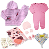 Kit 9 Peças Roupa Para Bebê Saída De Maternidade Inverno