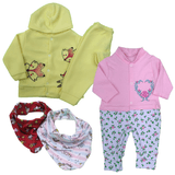 Kit Maternidade Roupa De Bebê 5 Peças Conjunto Soft Macacão