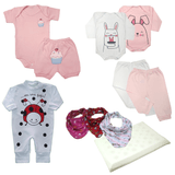 Kit Roupa Bebê 11 Peças Bebê Estiloso Inverno Menino Menina