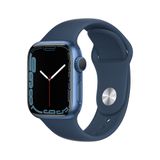 Apple Watch Series 7 (gps + Cellular, 41mm) - Caixa De Alumínio Azul - Pulseira Esportiva Azul-abissal