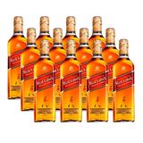 Whisky Escocês Johnnie Walker Red Label 1litro caixa com 12 unidades