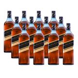 Whisky Escocês Johnnie Walker Double Black 1litro caixa com 12 unidades