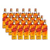 Whisky Escocês Johnnie Walker Red Label 500ml caixa com 24 unidades