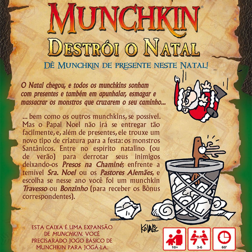 Munchkin - Jogo de Cartas - Galápagos Jogos (em português)
