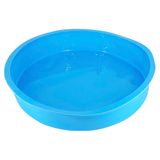 Forma Silicone P/ Bolo Torta Pudim Redonda 28cm - Azul