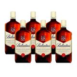 Whisky Escocês Ballantines Finest 1 litro caixa com 6 unidades