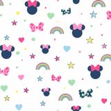 Papel De Parede Wiler Disney Minnie - Rosa