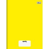 Caderno Univ. 96 fls Amarelo Mais+ Brochura Capa Dura Tilibra