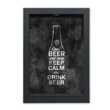 Quadro Porta Rolhas/Tampinhas Com Tema Cerveja Beer  QPR008