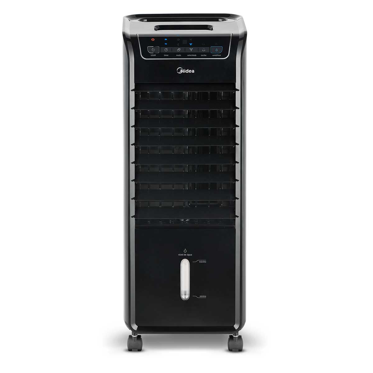 Climatizador de Ar Midea Opções de Temperatura (frio) 3 Velocidades Refrigera Akap1 Preto 110V