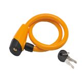 Cadeado Para Bicicleta Com Chave 10x65mm Laranja