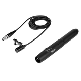Microfone Lapela Boya By-m11od Condensador Omni Mini Xlr Com Adaptador Xlr
