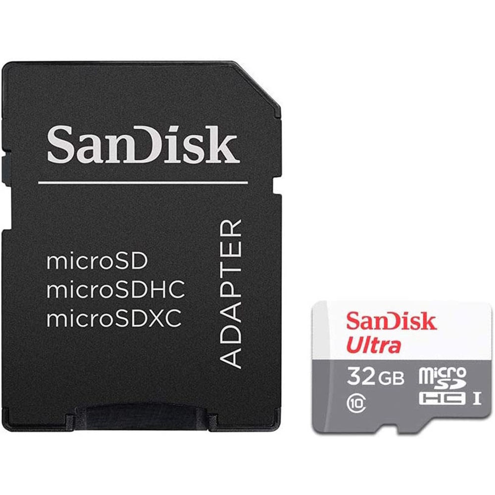 Cartão De Memória 32gb Cl 10 Sdsqunr-032g-gn3ma Micro Sd - Sandisk