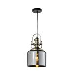 Pendente Luminaria Lustre Linha Aisha Smoky Fumê E27 Sl-5832