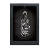 Quadro Porta Rolhas/Tampinhas Com Tema Vinho Wine  QPR011