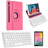 Capa/teclado/pel Para Galaxy Tab S7 Fe T735 10,4" Rosa