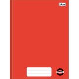 Caderno Peq. 80 fls Vermelho Pepper Brochura Capa Dura Tilibra