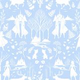 Papel De Parede Wiler Disney Frozen - Azul