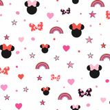 Papel De Parede Wiler Disney Minnie - Vermelho