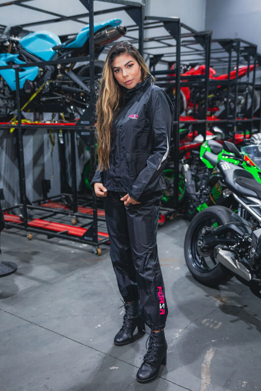 Capa De Chuva Forza Moto Feminina
