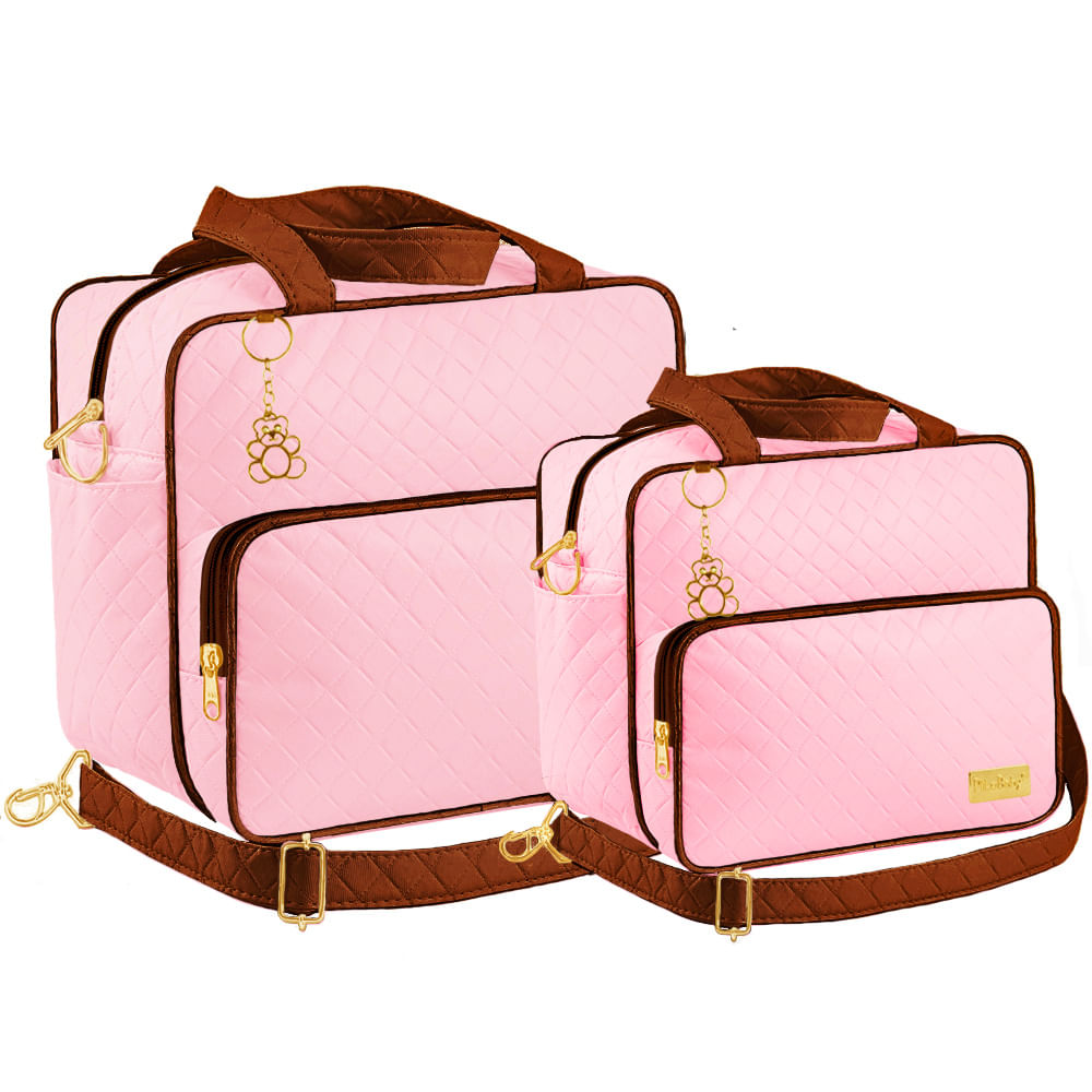 Kit Bolsa Maternidade KB-CRM2 Rosa RS