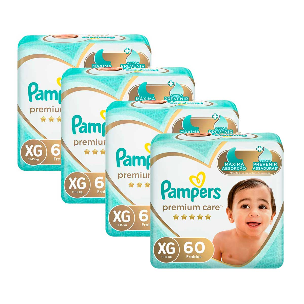 Fralda Pampers Pants Premium Care Xg Mega Com 26 Unidades